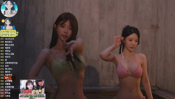 함지아x은유화 비키니.